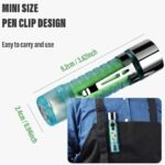 Led Mini Επαναφορτιζόμενος Φακός IPX6 Με 3 Λειτουργίες Φωτισμού electronistas.gr