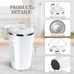 Ανοξείδωτο Ποτήρι Θερμός 380ml Λευκό electronistas.gr