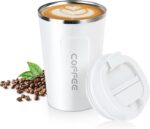 Ανοξείδωτο Ποτήρι Θερμός 380ml Λευκό electronistas.gr