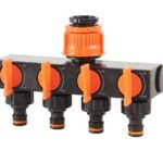 Τετραπλός Διανομέας Ποτίσματος Για Λάστιχο 1/2″ Με Διακόπτη electronistas.gr