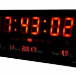 Ψηφιακό Ρολόι Τοίχου Με Mεγάλη Οθόνη Led electronistas.gr