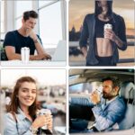 Ανοξείδωτο Ποτήρι Θερμός 380ml Λευκό electronistas.gr