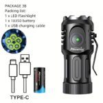 Led Mini Επαναφορτιζόμενος Φακός Με 4 Εντάσεις Φωτισμού electronistas.gr