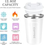 Ανοξείδωτο Ποτήρι Θερμός 380ml Λευκό electronistas.gr