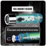 Led Mini Επαναφορτιζόμενος Φακός IPX6 Με 3 Λειτουργίες Φωτισμού electronistas.gr