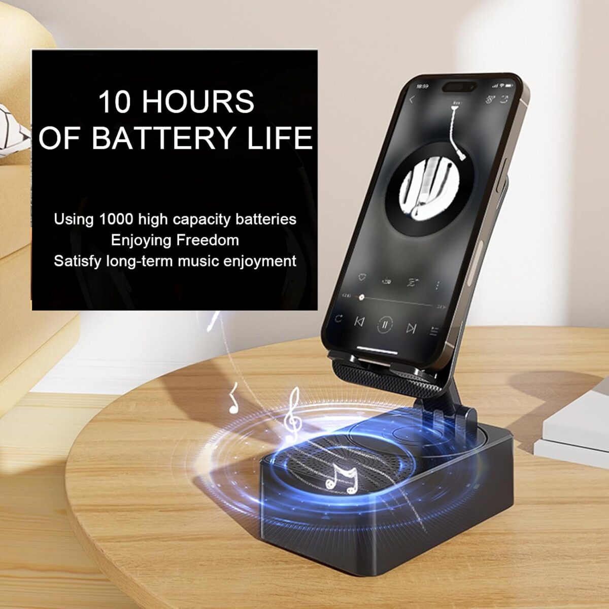 Βάση Smartphone Με Επαναφορτιζόμενο Ηχείο 3W electronistas.gr