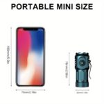 Led Mini Επαναφορτιζόμενος Φακός Με 4 Εντάσεις Φωτισμού electronistas.gr
