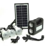 ​Ηλιακό Σύστημα Φωτισμού Με Πάνελ & 3 Λάμπες Led 30W electronistas.gr