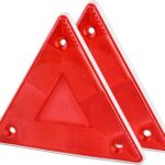 Σετ 2τμχ Ανακλαστικά Φώτα Οχημάτων Τρίγωνα 15.2×13.3cm electronistas.gr