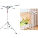 Πτυσσόμενη Απλώστρα Με 4 Bραχίονες & Ρύθμιση Ύψους electronistas.gr