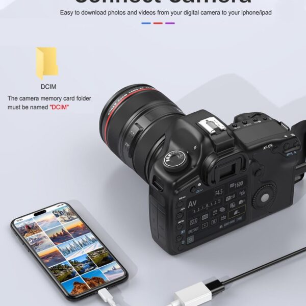 Αντάπτορας Type-C Σε USB Camera Adapter 14cm electronistas.gr