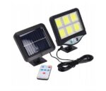 Επιτοίχιο Ηλιακό Φωτιστικό Με Ανίχνευση Κίνησης & Τηλεχειριστήριο electronistas.gr