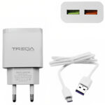 Φορτιστής Με 2 Θύρες USB-A / USB-C & Καλώδιο TYPE-C 35W electronistas.gr