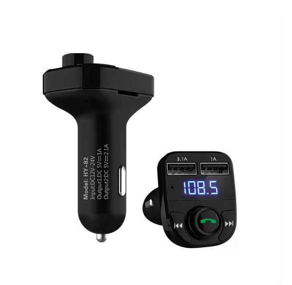 Πομπός FM / Bluetooth / Φορτιστής 2xUSB 1 & 2A Αυτοκινήτου electronistas.gr