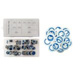 Κασετίνα 150τμχ Μεταλλικές Ροδέλες Στεγανοποίησης Σε 10 Μεγέθη electronistas.gr