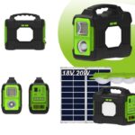 Πολυλειτουργικό Ηλιακό Σύστημα Φωτισμού Με Πάνελ 18V/20W electronistas.gr