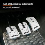 Σετ 3τμχ Πεταλιέρα Αυτοκινήτου Ασημί Χρώμα electronistas.gr