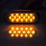 Σετ 2τμχ Πλευρικά Φώτα Φορτηγών Πορτοκαλί electronistas.gr
