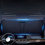 Πτυσσόμενη Ηλιοπροστασία Παρμπρίζ 130x80cm electronistas.gr
