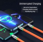 Τριπλό Καλώδιο Φόρτισης & Μεταφοράς Δεδομένων 100W 1.2m electronistas.gr