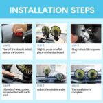 Διπλός Ανεμιστήρας Καμπίνας Αυτοκινήτου 12V Με 2 Ταχύτητες electronistas.gr