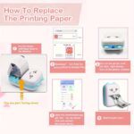 Μίνι Θερμικός Εκτυπωτής "Γάτα" Με Bluetooth Γαλάζιο electronistas.gr