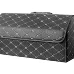 Οργανωτής Αυτοκινήτου Ταξιδίου Από Οικολογικό Δέρμα Μαύρο electronistas.gr