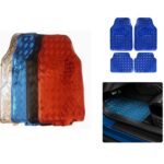 Σετ 4τμχ Universal Πατάκια Αυτοκινήτου Αλουμινίου Σε 4 Χρώματα electronistas.gr