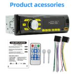Ηχοσύστημα Αυτοκινήτου 1DIN Bluetooth / USB / SD / AUX electronistas.gr