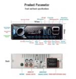 Ηχοσύστημα Αυτοκινήτου 1DIN Βluetooth / USB / AUX electronistas.gr