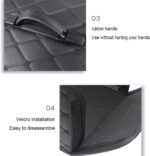 Οργανωτής Αυτοκινήτου Ταξιδίου Από Οικολογικό Δέρμα Μαύρο electronistas.gr