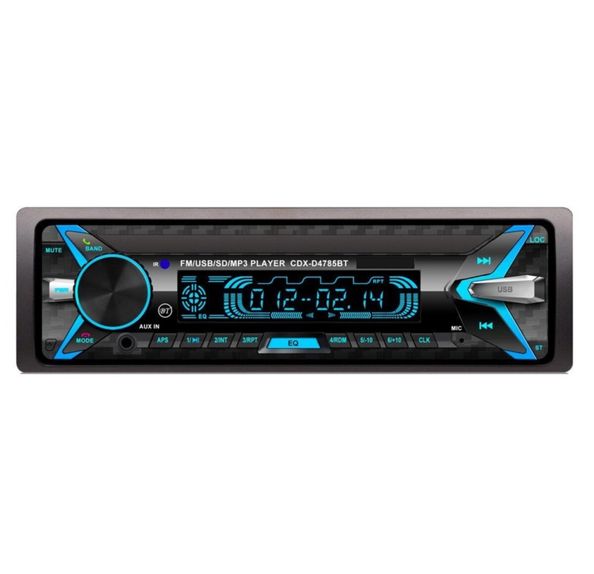 Ηχοσύστημα Αυτοκινήτου Universal 1DIN Bluetooth / USB / AUX / SD electronistas.gr
