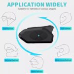 Ενδοεπικοινωνία Μονή Για Κράνος Μηχανής Με Bluetooth electronistas.gr