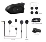 Ενδοεπικοινωνία Μονή Για Κράνος Μηχανής Με Bluetooth electronistas.gr