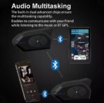 Ενδοεπικοινωνία Μονή Για Κράνος Μηχανής Με Bluetooth electronistas.gr