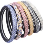 Αντιολισθητικό Κάλυμμα Τιμονιού Με Στρας 38cm Σε 6 Σχεδια electronistas.gr