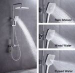 Στήλη Ντουζ Με Μπαταρία Χρωμέ 114cm electronistas.gr