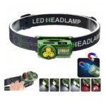 Επαναφορτιζόμενος Φακός Κεφαλής Με 6 Λειτουργίες Φωτισμού electronistas.gr