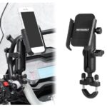 Μεταλλική Βάση Smartphone 4.5"-6.9" 360° Για Μοτοσυκλέτα electronistas.gr