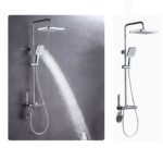 Στήλη Ντουζ Με Μπαταρία Χρωμέ 114cm electronistas.gr