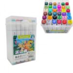 Σετ 24τμχ Ακρυλικοί Μαρκαδόροι Διπλής Όψης electronistas.gr