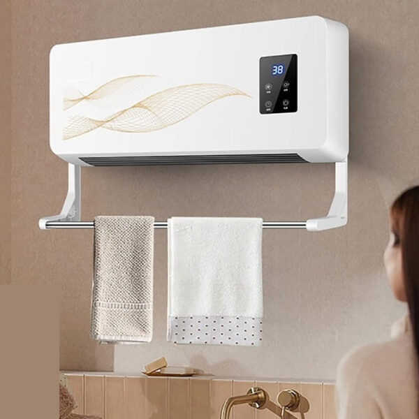 Κεραμικό Αερόθερμο Τοίχου 2000W Με Κρεμάστρα electronistas.gr