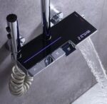 Στήλη Ντουζ Με Μπαταρία Χρωμέ 114cm electronistas.gr