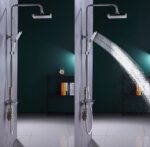 Στήλη Ντουζ Με Μπαταρία Χρωμέ 114cm electronistas.gr