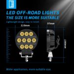 Led Προβολέας Aυτοκινήτου Off-Road 4" 10Led 40W 9-30V 3500LM electronistas.gr