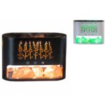 Diffuser / Φωτιστικό Αφής 250ml 10W Με Εφέ "Φλόγα" electronistas.gr