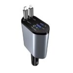 Φορτιστής Ταχείας Φόρτισης Αναπτήρα Αυτοκινήτου USB-C & Lightning electronistas.gr