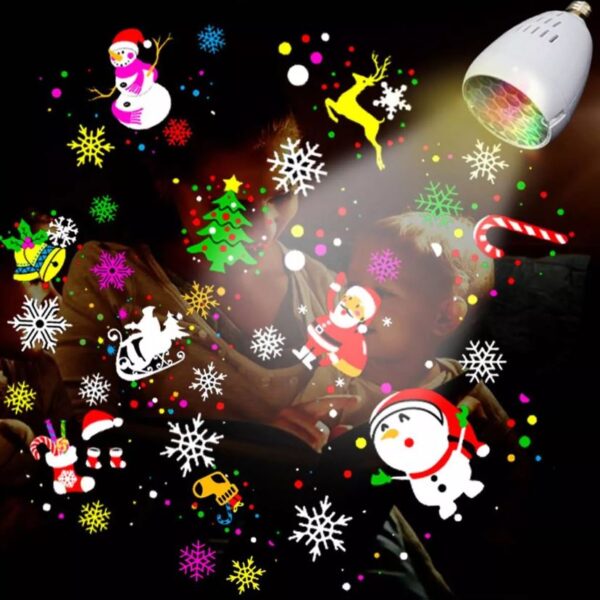 Led Χριστουγεννιάτικος Προβολέας Με 16 Μοτίβα electronistas.gr
