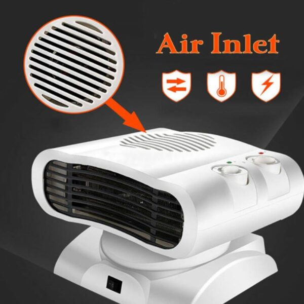 Αερόθερμο 2000W Με Θερμοστάτη & Περιστρεφόμενη Βάση electronistas.gr