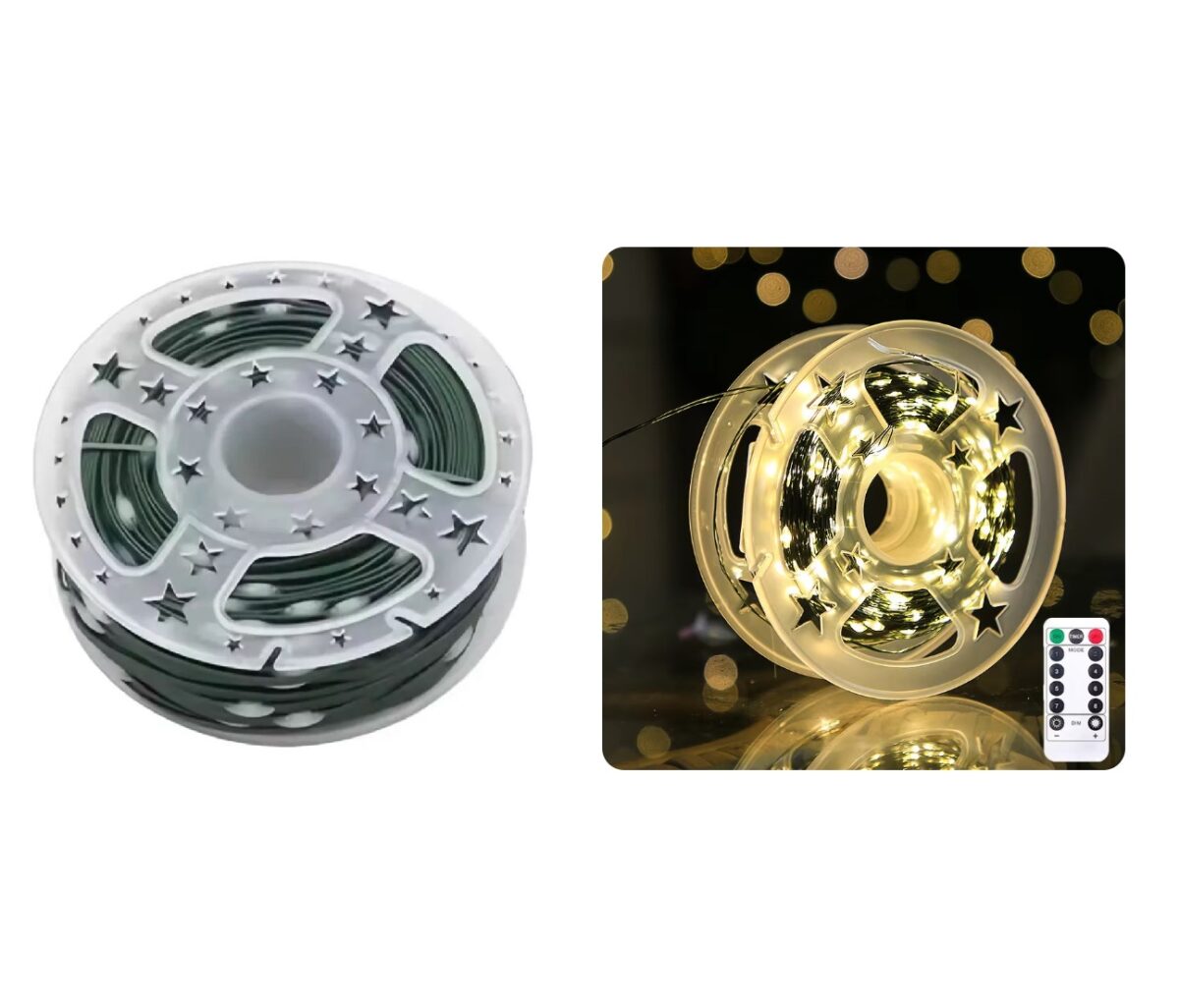 Αδιάβροχη Χριστουγεννιάτική Γιρλάντα 1000LED IP44 100m electronistas.gr